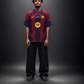 Barcelona Spider-Man Jersey - Red and Blue | BarcaXSpider | Oversize Embroidery | Kit Culture