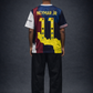 Neymar Jr 11 Fusion Jersey – Barcelona PSG Brazil Edition Al-Hilal | Sublimation Football Streetwear