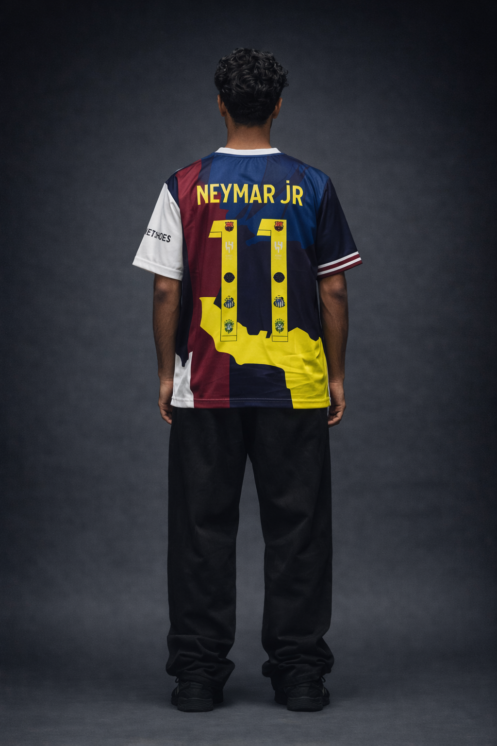 Neymar Jr 11 Fusion Jersey – Barcelona PSG Brazil Edition Al-Hilal | Sublimation Football Streetwear
