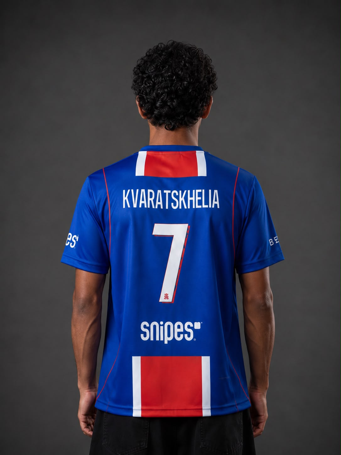 PSG 2026/27 Home Jersey – Kvaratskhelia #7 | Sublimation Football Jersey | Kit Culture
