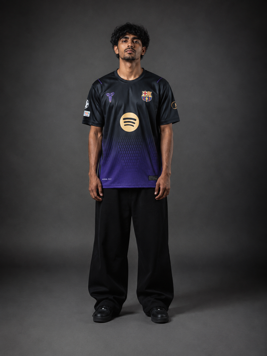 Pedri Barcelona Jersey 2026/27 | No. 8 Football Jersey | Black and Purple | Sublimation | Kit Culture