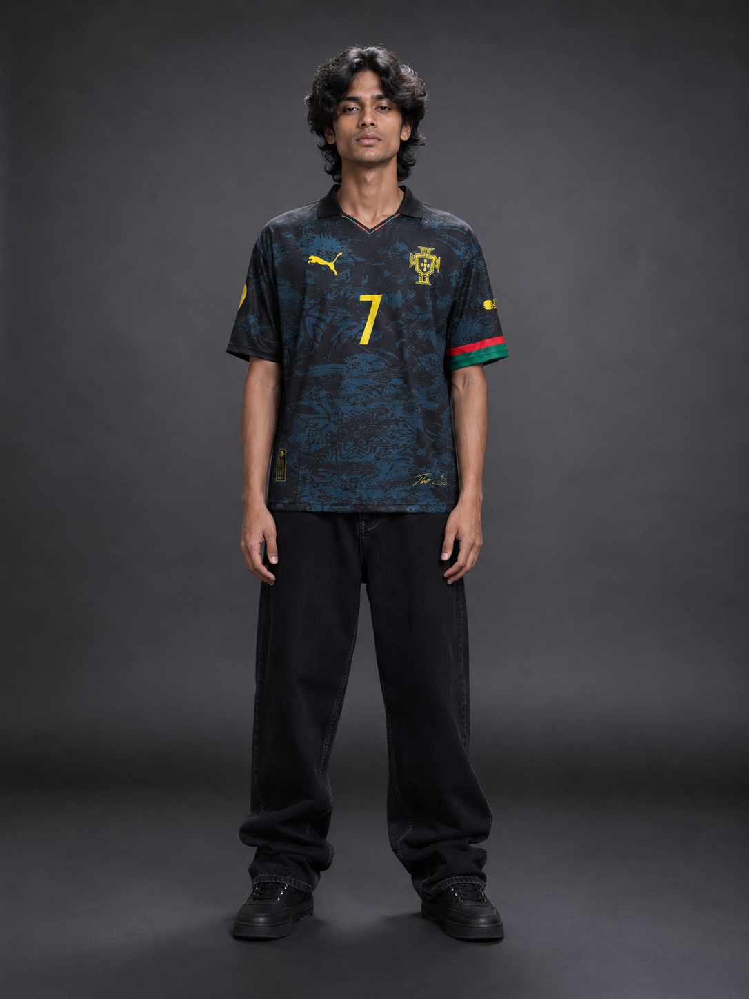 Portugal Ronaldo 7 2025 | Oversize Collar Football Jersey | Kit Culture