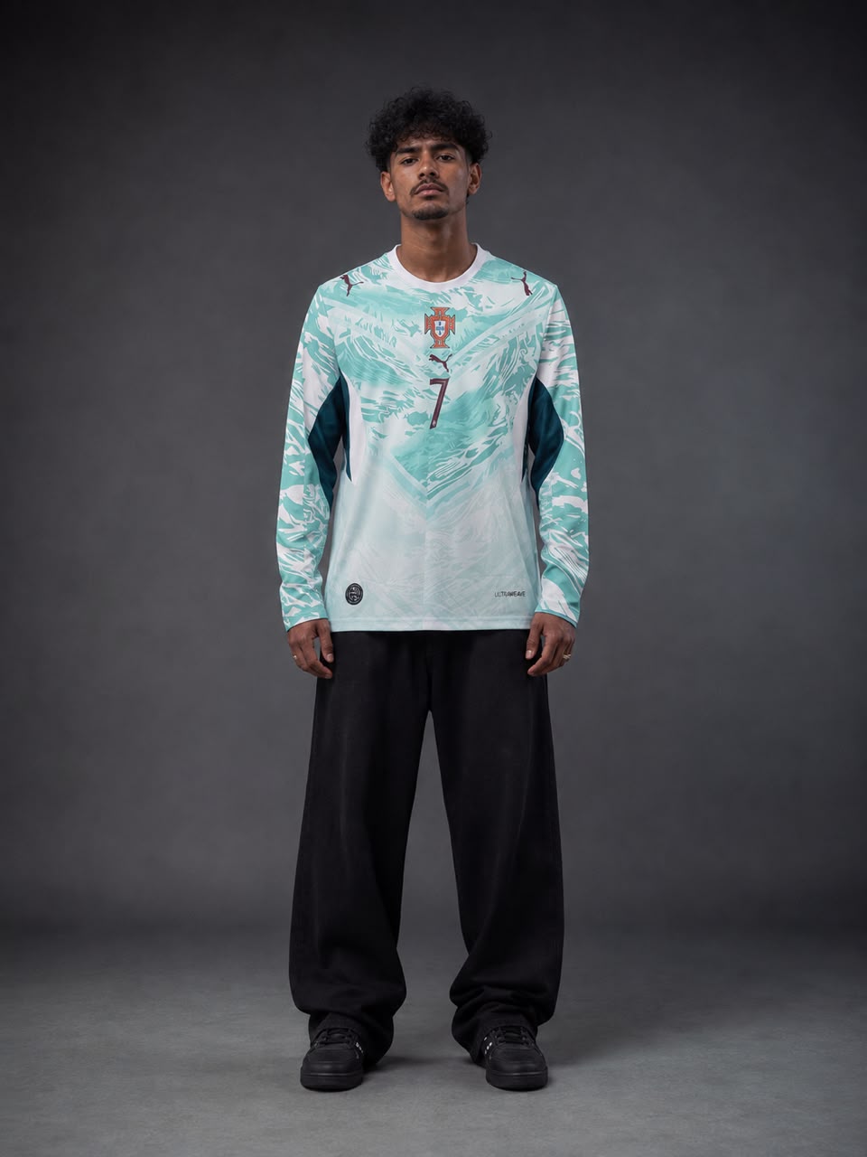 Portugal Ronaldo #7 Football Jersey – Long Sleeve - Sublimation - Kit Culture