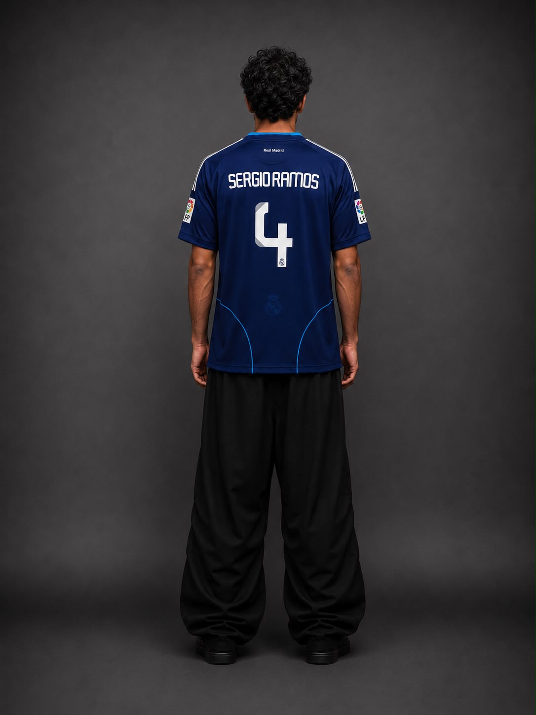 Real Madrid 2013-14 Away Jersey – Sergio Ramos #4 | Retro Sublimation | Kit Culture