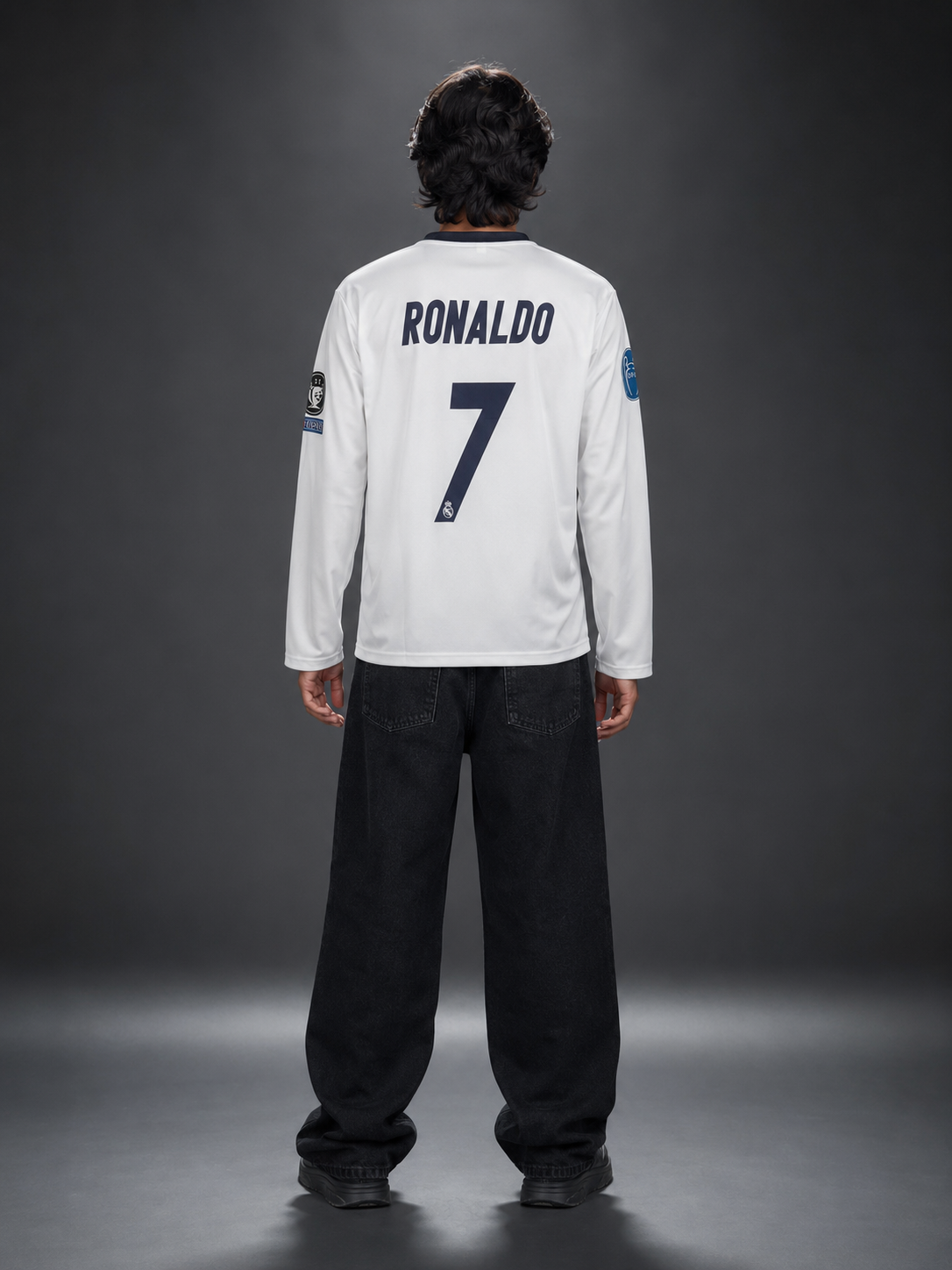Real Madrid 2016/17 Home Long Sleeve Jersey – Ronaldo #7 | UEFA Champions League Final Cardiff 2017 Edition | Kit Culture