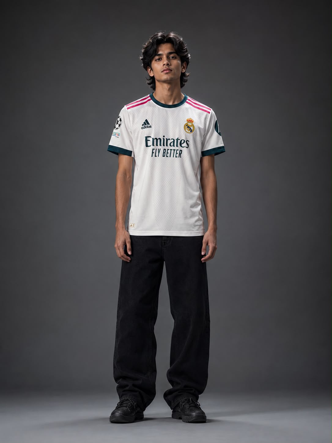 Real 2026/27 Home Jersey – Jude Bellingham #5 | UCL Edition | Embroidered | Kit Culture