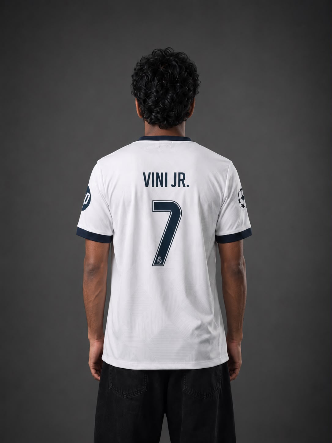 Real Madrid 2026/27 Home Jersey – Vini Jr. #7 | Sublimation Football Jersey | Kit Culture