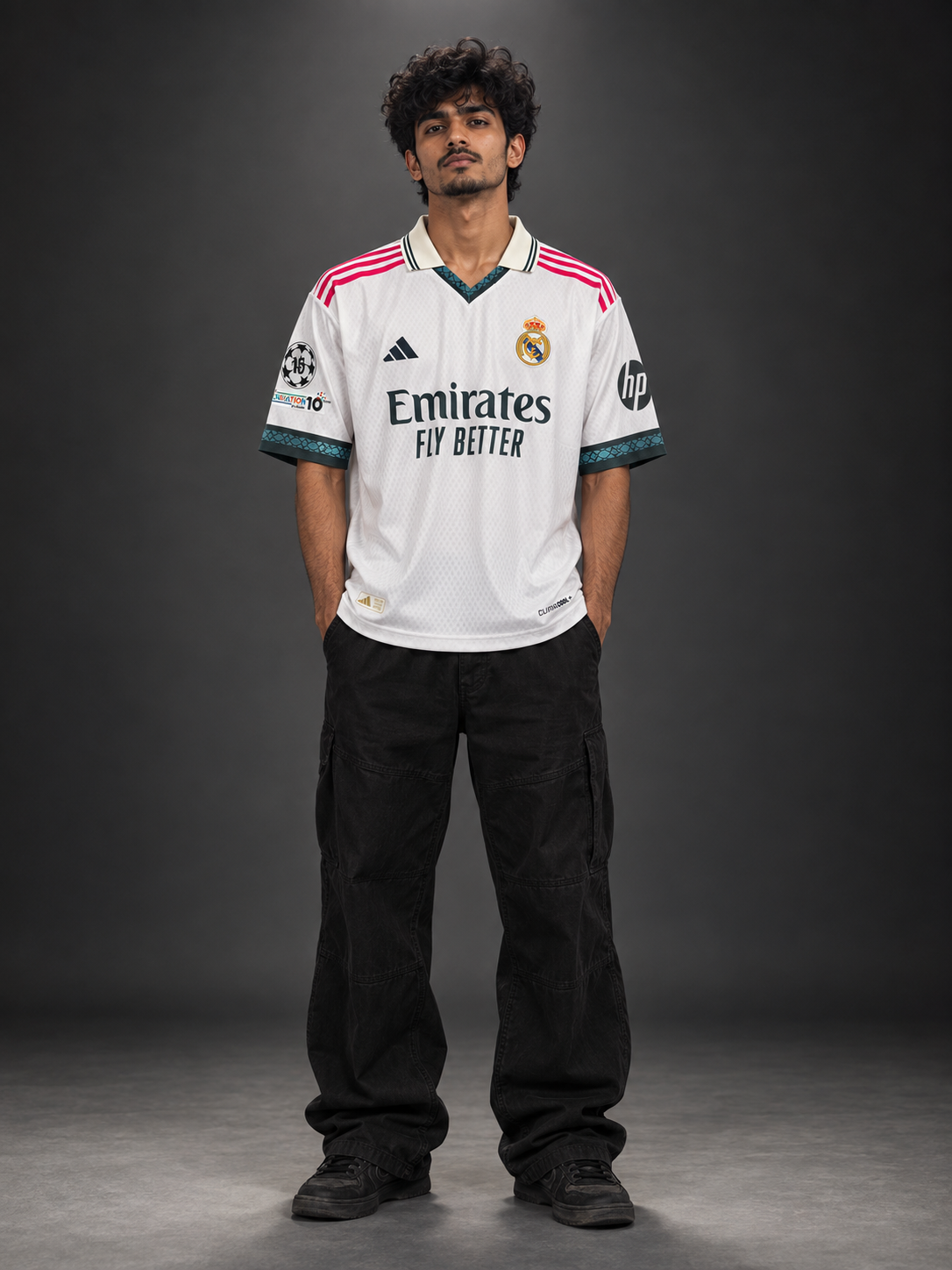 Real Madrid 2026/27 Home Jersey – Mbappe #10  White Football Jersey | Oversize Collar | Embroidery | Kit Culture