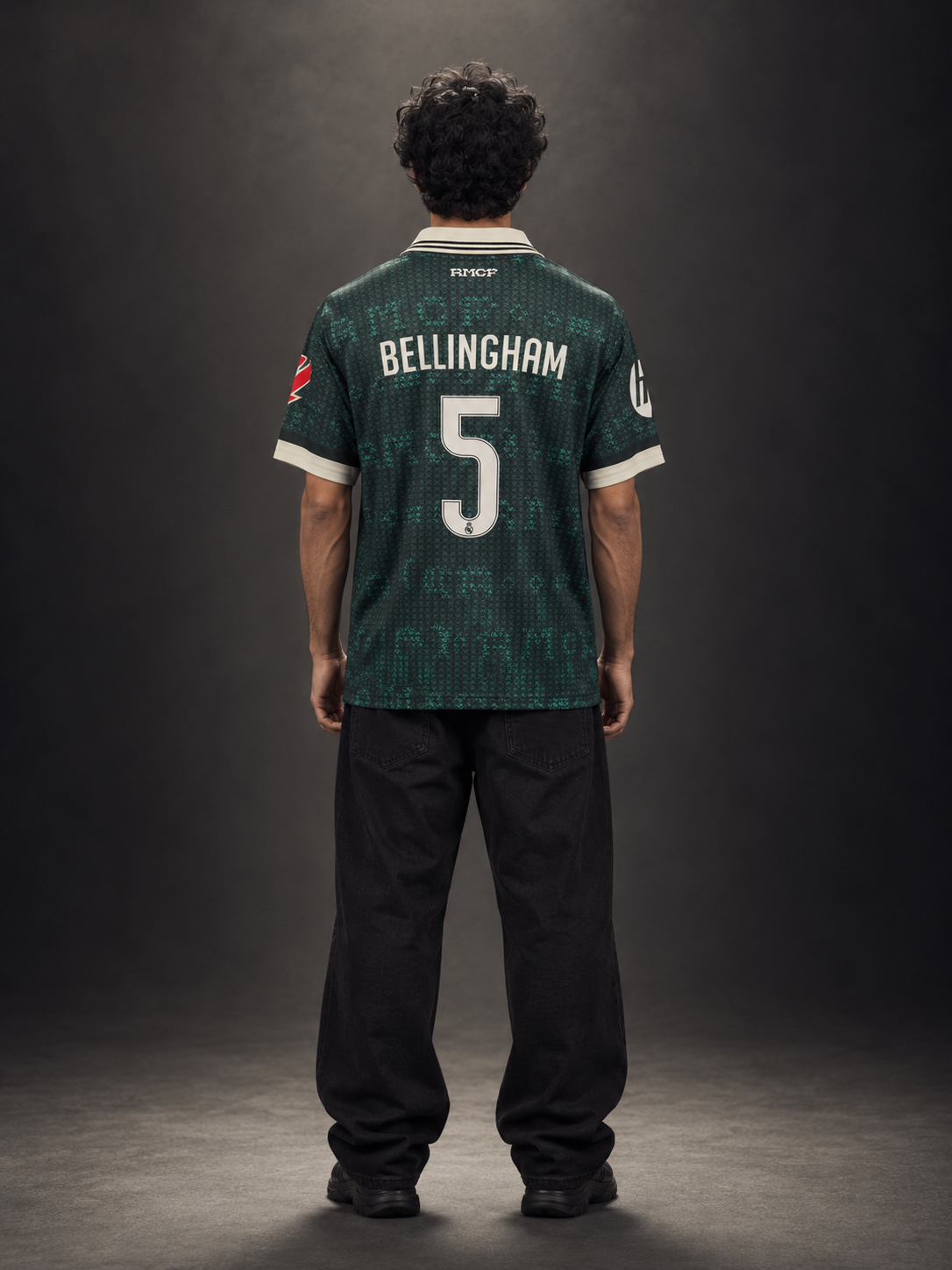 Real Madrid Bellingham Jersey 2026/27 – Green Away Football Shirt | Oversize Collar | Embroidery | Kit Culture