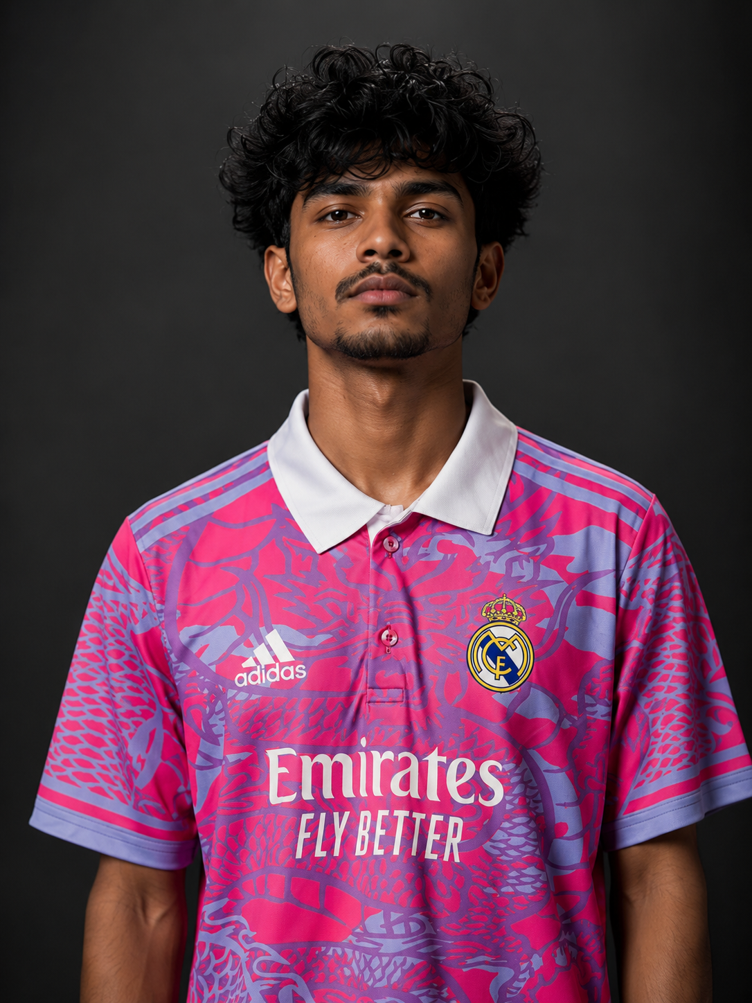 Real Madrid Dragon Pink Special Edition Football Jersey | Sublimation Fan Version | Kit Culture