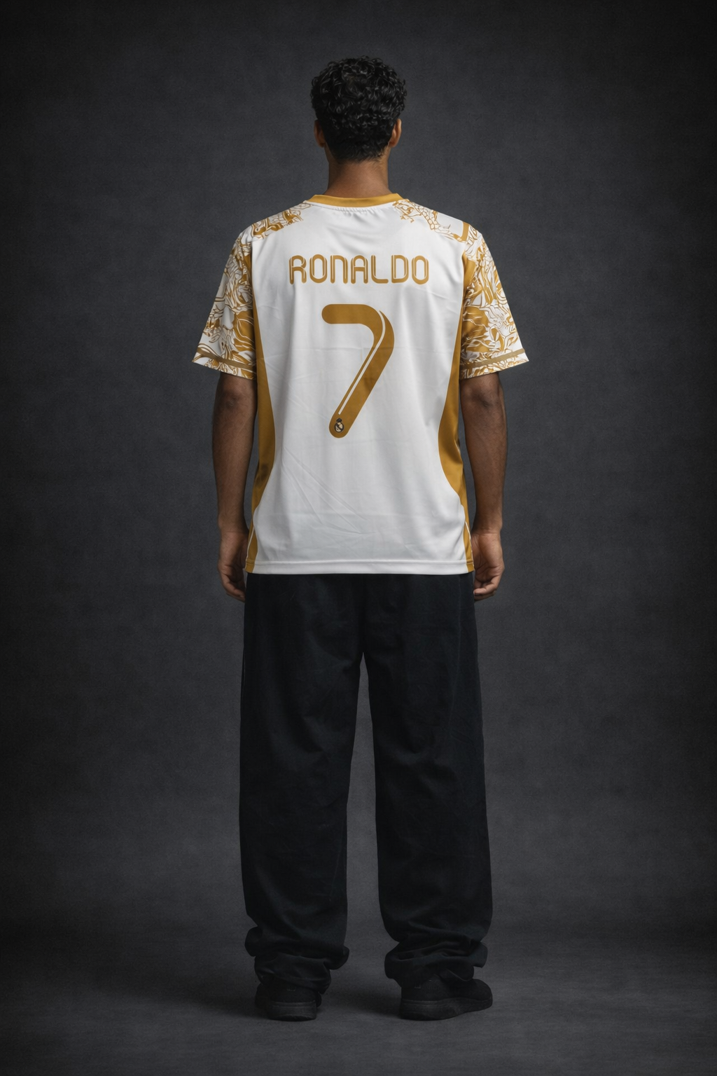 Real Madrid Ronaldo 7 Gold Edition Jersey – Sublimation | Kit Culture