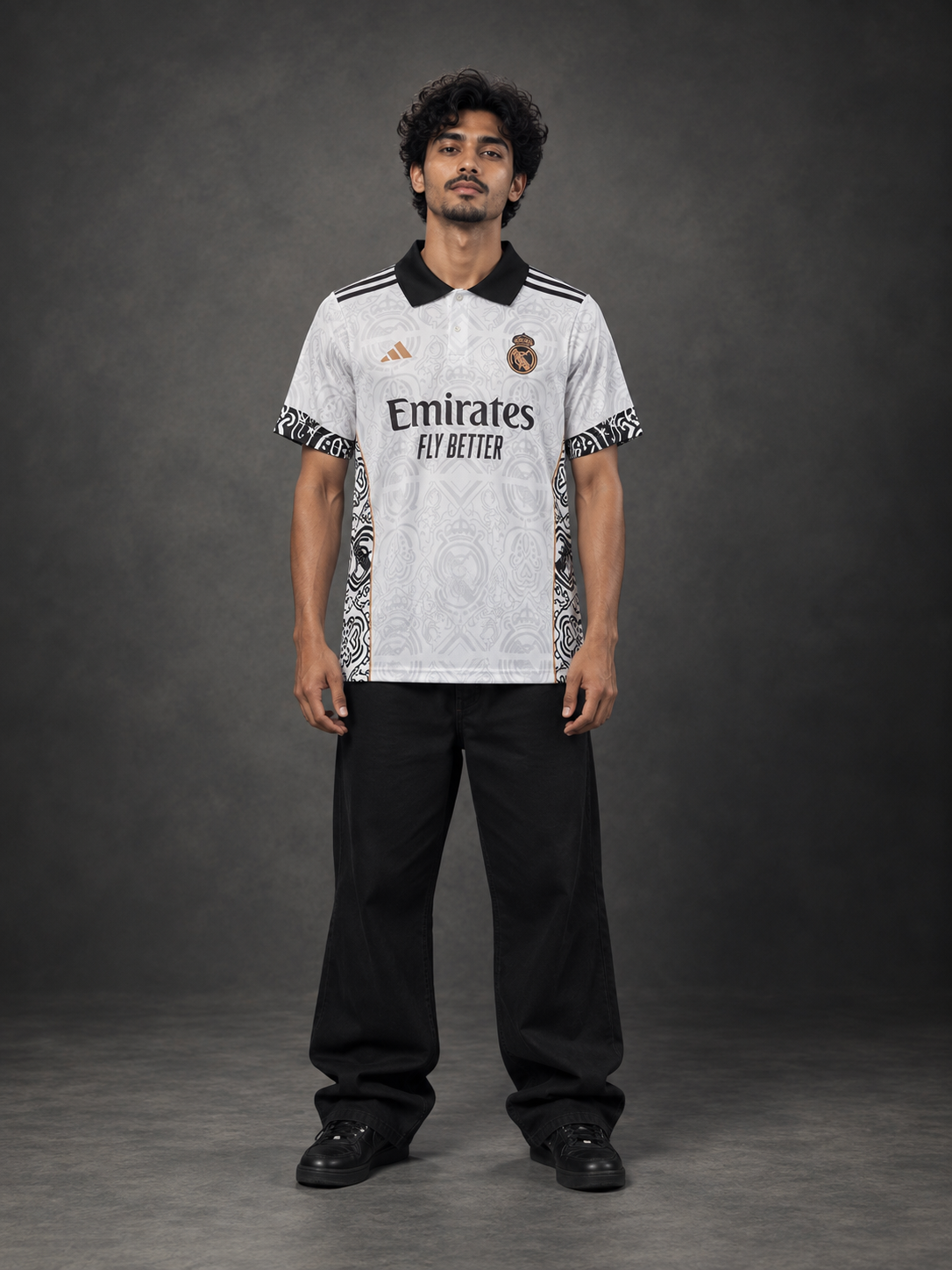 Real Madrid White Special Style Football Jersey | Sublimation Collar | Kit Culture