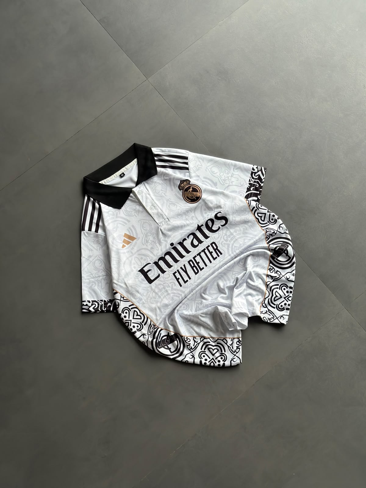 Real Madrid White Special Style Football Jersey | Sublimation Collar | Kit Culture