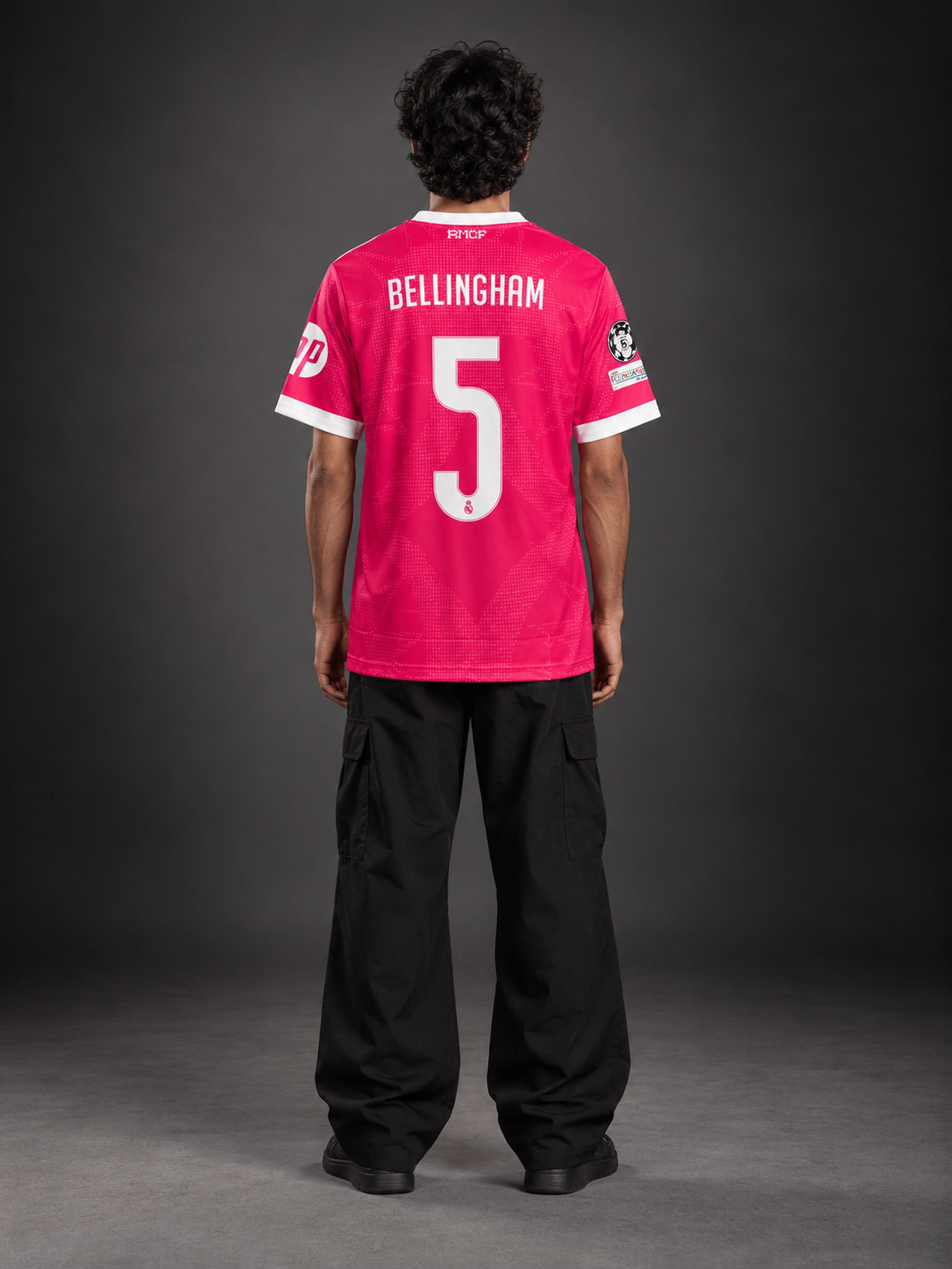 Real Madrid 2026/27 Pink Bellingham #5 Football Jersey | Embroidery | Kit Culture