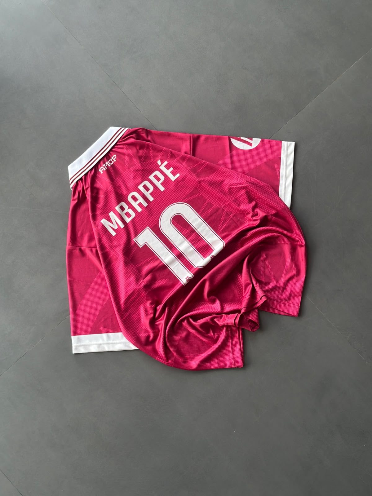 Real Madrid Mbappé #10 Pink Football Jersey | Oversize Collar Jersey | Embroidered | Kit Culture