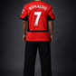 Manchester United 2006-07 Home Jersey (Ronaldo 7) – Embroidered Logo | Kit Culture