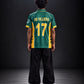 South Africa Retro Cricket Jersey – AB de Villiers #17 | Embroidery | Kit Culture