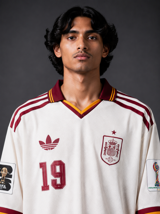 Spain 2026 Away Jersey – Lamine Yamal #19 | Oversize Collar | Kit Culture