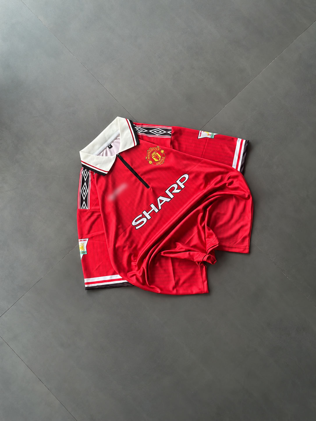 Manchester United Beckham 7 Retro Jersey | Oversize Collar | Kit Culture
