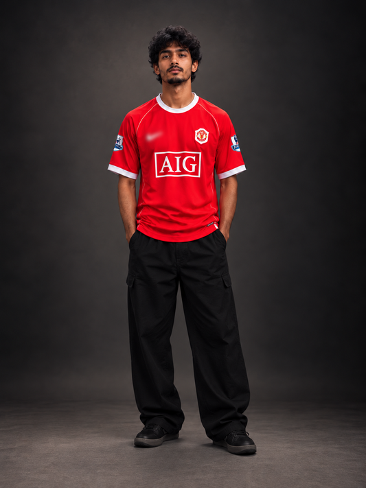 Manchester United 2008 Retro Ronaldo #7 Jersey – Red Home Kit | Embroidery| Kit Culture