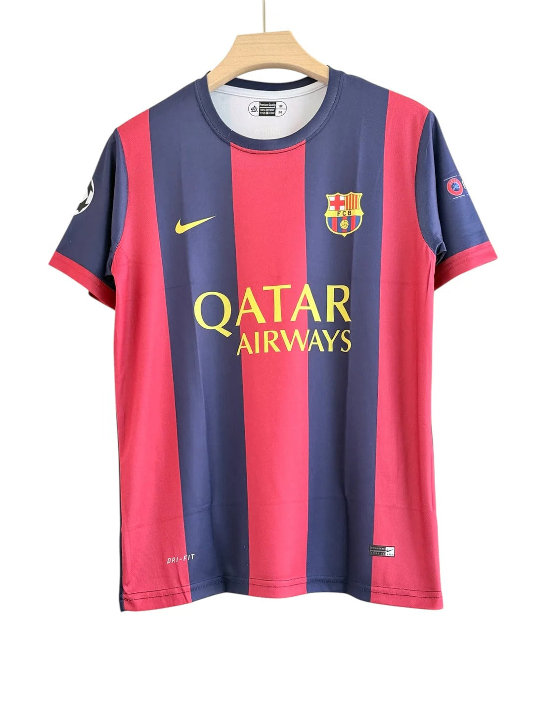 Barcelona 2014-15 Home Jersey Messi 10 – Classic Barca Red Blue Football Shirt
