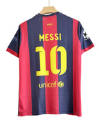 Barcelona 2014-15 Home Jersey Messi 10 – Classic Barca Red Blue Football Shirt