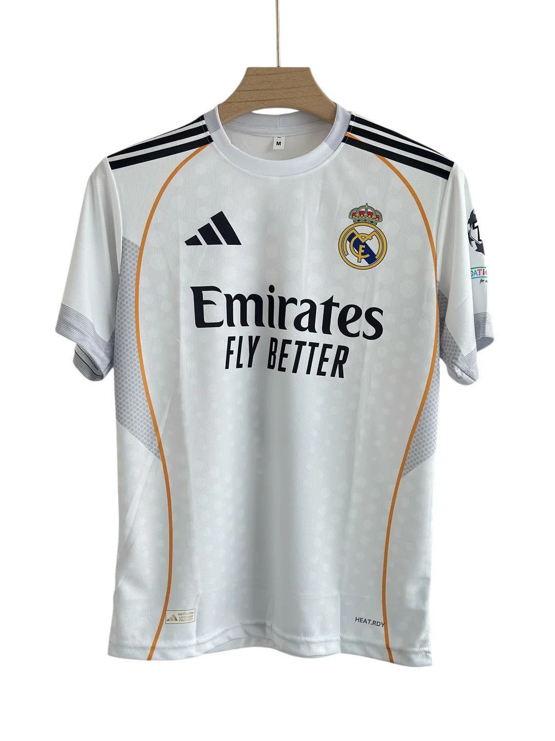 Bellingham 5 Real Madrid Home Jersey – Premium White Sublimation Football Shirt