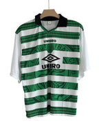 Celtic FC Retro Jersey Larsson 7 – Classic Green White Football Shirt
