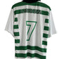 Celtic FC Retro Jersey Larsson 7 – Classic Green White Football Shirt
