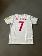 David Beckham England 2002 World Cup Jersey – #7 Classic Shirt | Kit Culture