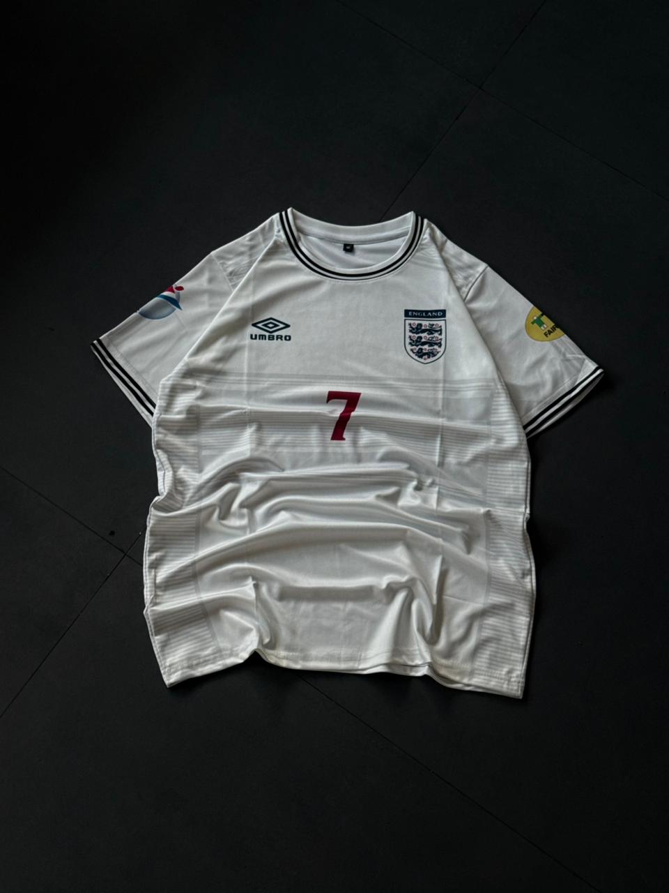 David Beckham England 2002 World Cup Jersey – #7 Classic Shirt | Kit Culture