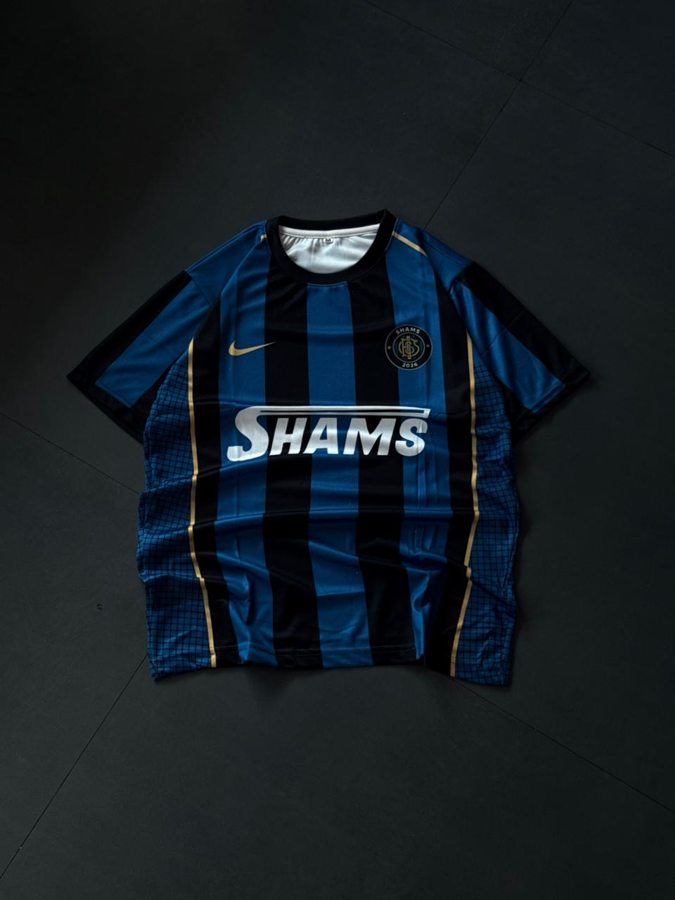 Ronaldo 9 Retro Inter Milan Jersey – Blue Black Striped Football Shirt | Kit Culture