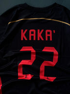 AC Milan 2006-07 Away Black Jersey | Kaka 22 Retro | Sublimation | Kit Culture