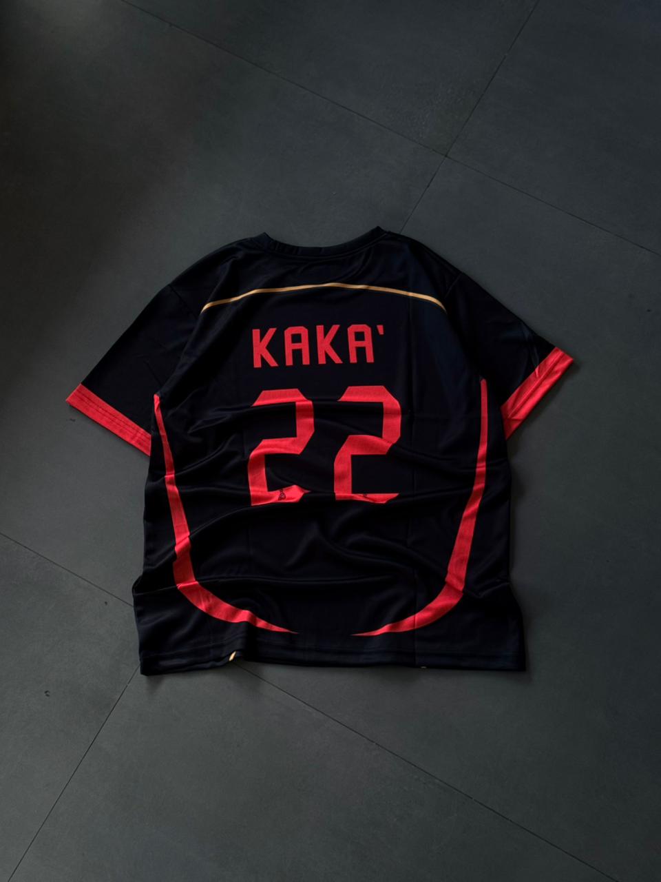 AC Milan 2006-07 Away Black Jersey | Kaka 22 Retro | Sublimation