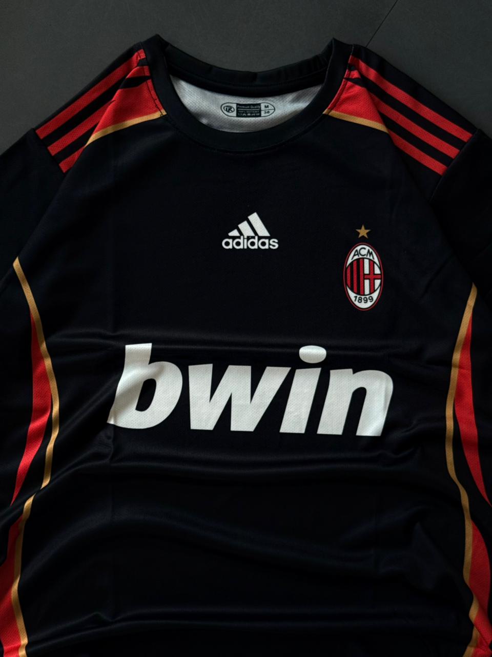 AC Milan 2006-07 Away Black Jersey | Kaka 22 Retro | Sublimation | Kit Culture