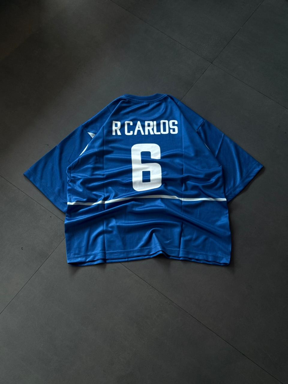 Roberto Carlos Brazil Jersey #6 – Blue Away Retro Kit | Kit Culture | Five Sleeve
