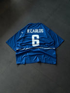 Roberto Carlos Brazil Jersey #6 – Blue Away Retro Kit | Kit Culture | Five Sleeve