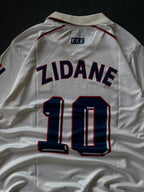 Zidane 10 France Retro Jersey | Classic Football Shirt | Embroidery | Kit Culture