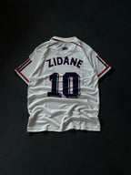 Zidane 10 France Retro Jersey | Classic Football Shirt | Embroidery | Kit Culture