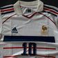 Zidane 10 France Retro Jersey | Classic Football Shirt | Embroidery | Kit Culture