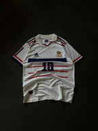 Zidane 10 France Retro Jersey | Classic Football Shirt | Embroidery | Kit Culture