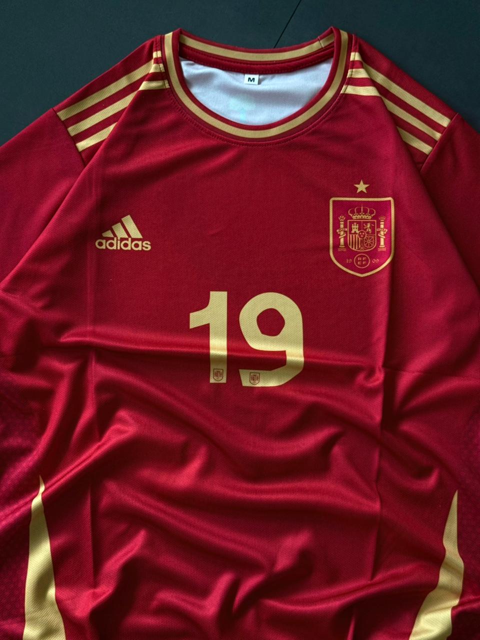 Lamine Yamal Spain Jersey 19 – Home Kit | Kit Culture