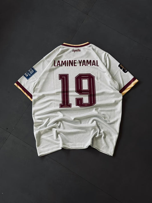Lamine Yamal #19 Spain Away Jersey 2026 – Spain Sublimation Football Shirt | Kit Culture