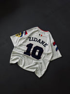 Zidane #10 France 1996/97 Away Jersey - Classc world cup retro shirt oversize | Kit Culture