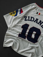 Zidane #10 France 1996/97 Away Jersey - Classc world cup retro shirt oversize | Kit Culture