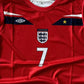 England Beckham #7 Retro Full Sleeve Football Jersey | Sublimation | Kit Culture
