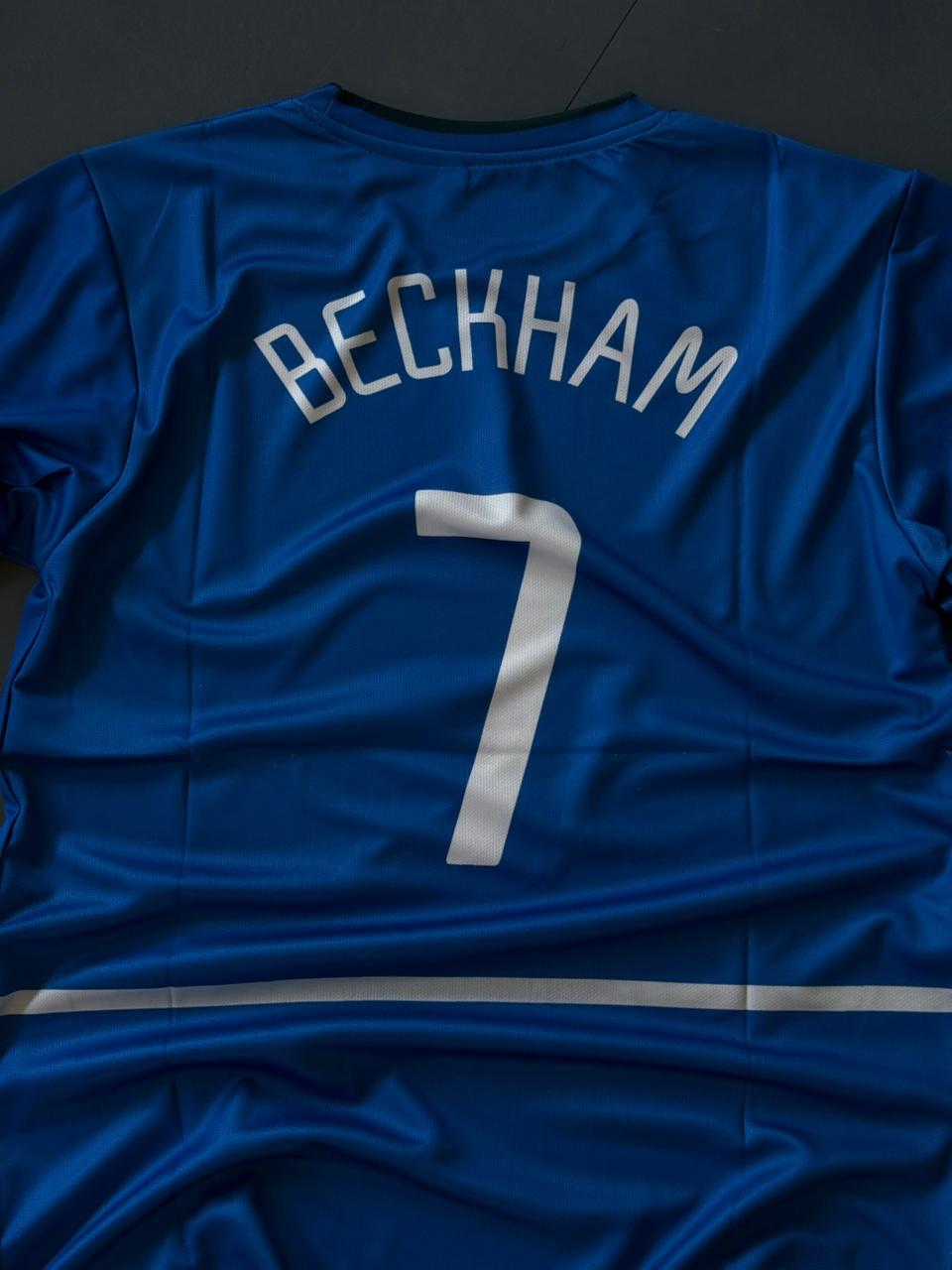 Manchester United Blue Beckham #7 – Full Sleeve Vintage Jersey| Kit Culture
