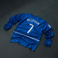 Manchester United Blue Beckham #7 – Full Sleeve Retro Jersey| Sublimation | Kit Culture