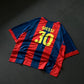 Lionel Messi Barcelona Home Jersey – Red Blue Stripes Football Shirt | Oversize | Sublimation |Kit Culture