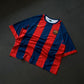 Lionel Messi Barcelona Home Jersey – Red Blue Stripes Football Shirt | Oversize | Sublimation |Kit Culture
